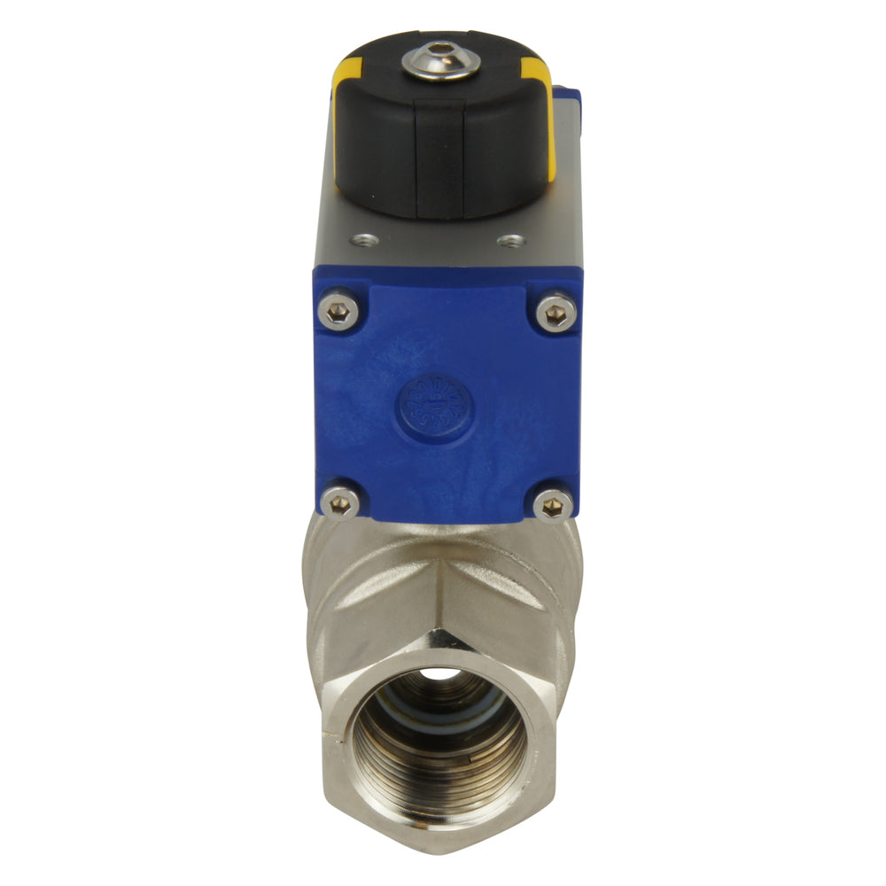 Válvula de bola neumática de latón de 2 vías y doble efecto G3/4'' - BL2BA