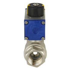 Válvula de bola neumática de latón de 2 vías y doble efecto G1/2'' - BL2BA