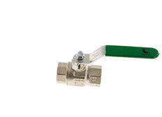 Válvula de bola de latón de 2 vías para agua potable Rp 3/4 pulgadas