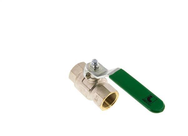 Válvula de bola de latón de 2 vías para agua potable Rp 3/4 pulgadas