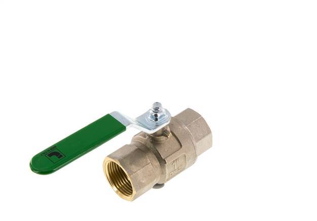 Válvula de bola de latón de 2 vías para agua potable de 1 pulgada