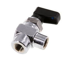 Válvula de bola de latón compacta de 2 vías de 1/8 de pulgada