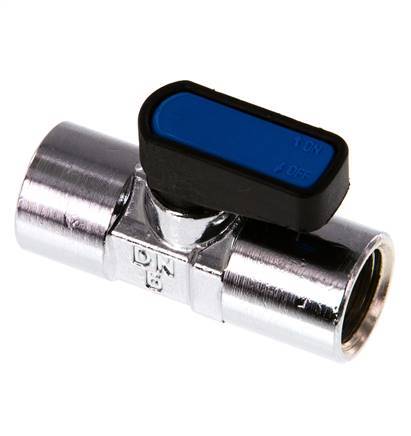 Rp 1/4 de pulgada Mini válvula de bola de latón de 2 vías compacta EN331 Gas 20 Bar