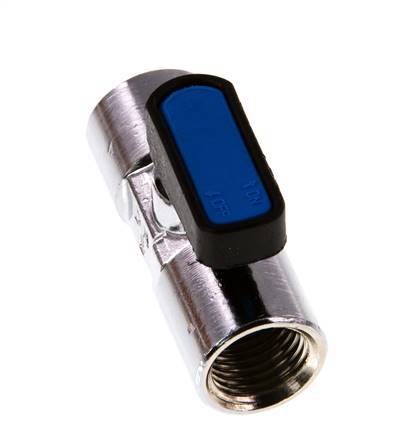 Rp 1/4 de pulgada Mini válvula de bola de latón de 2 vías compacta EN331 Gas 20 Bar