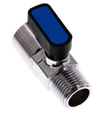 Válvula de bola de latón de 2 vías, macho a hembra, de 1/2 pulgada, compacta EN331 Gas 20 Bar