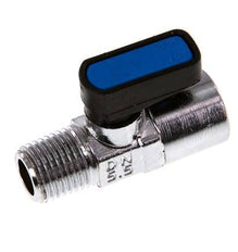 Válvula de bola de latón de 1/4 de pulgada, macho a hembra, de 2 vías, compacta EN331 Gas 20 Bar