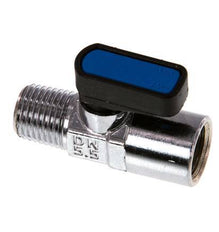 Válvula de bola de latón de 1/4 de pulgada, macho a hembra, de 2 vías, compacta EN331 Gas 20 Bar