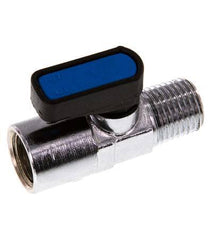 Válvula de bola de latón de 1/4 de pulgada, macho a hembra, de 2 vías, compacta EN331 Gas 20 Bar