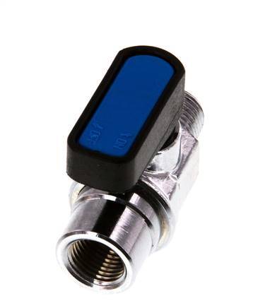Válvula de bola macho a hembra R/Rp 1/8 pulgadas de 2 vías de latón compacta EN331 Gas 20 Bar