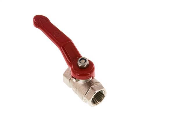 Válvula de bola de 2 vías Rp3/8'' Latón PTFE/NBR 25 bar - BL2BM