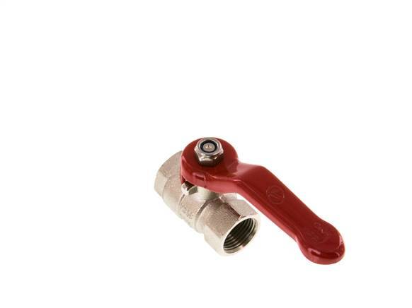 Válvula de bola de 2 vías Rp3/8'' Latón PTFE/NBR 25 bar - BL2BM
