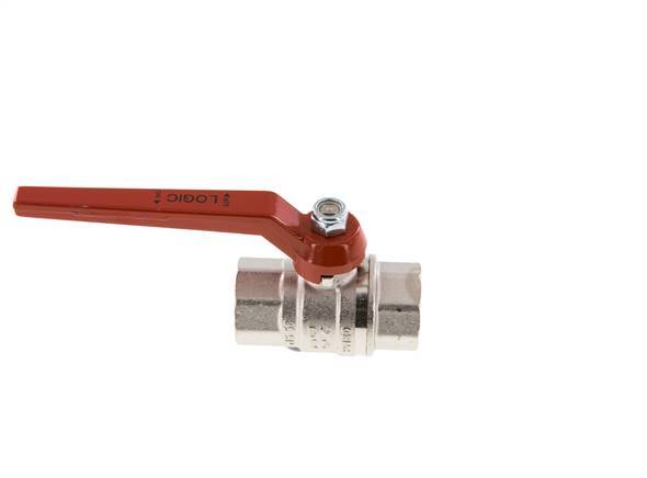 Válvula de bola de latón de 2 vías sin silicona Rp 3/4 pulgadas