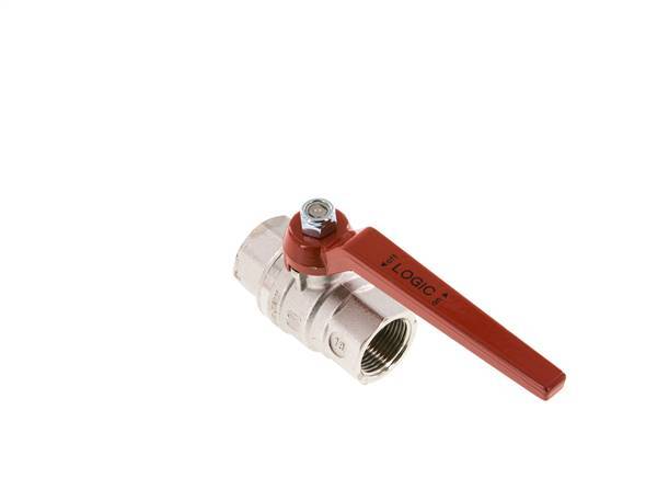 Válvula de bola de latón de 2 vías sin silicona Rp 3/4 pulgadas