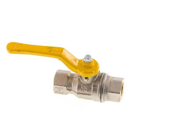Válvula de bola de latón de 1/2 pulgada para gas de 2 vías