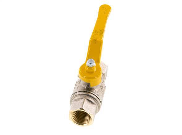 Válvula de bola de latón de 1/2 pulgada para gas de 2 vías