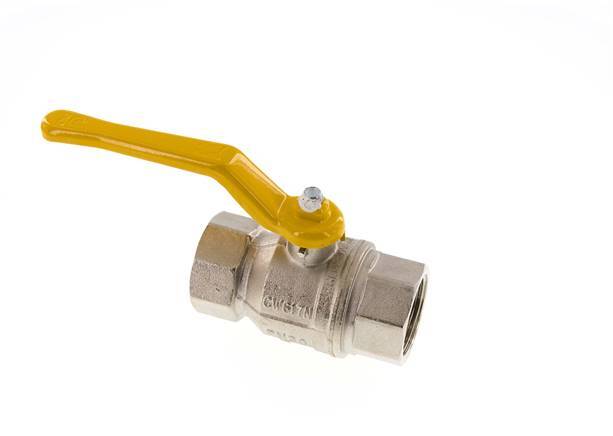 Válvula de bola de latón de 2 vías para gas Rp 1 1/4 pulgadas