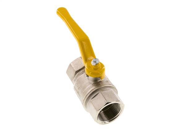 Válvula de bola de latón de 2 vías para gas Rp 1 1/4 pulgadas