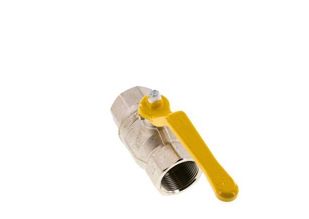 Válvula de bola de latón de 2 vías para gas Rp 1 1/4 pulgadas