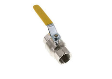 Válvula de bola de latón de 2 vías para oxígeno Rp 1-1/2 pulgadas