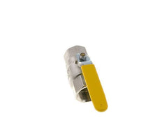 Válvula de bola de latón para oxígeno de 1-1/4 pulgadas