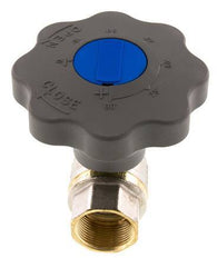Válvula de bola de latón de cierre suave para gas y agua de 1-1/4 pulgadas
