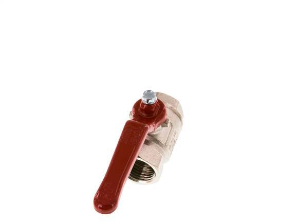 Válvula de bola de latón compacta de 2 vías de 1/2 pulgada