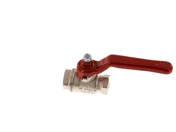 Válvula de bola de latón compacta de 1/4 de pulgada de 2 vías
