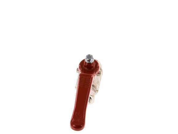 Válvula de bola de latón compacta de 1/4 de pulgada de 2 vías