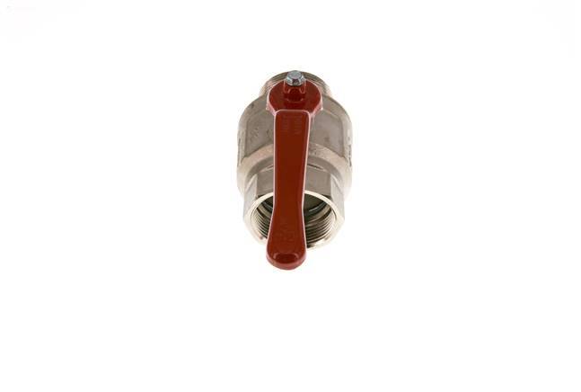 Válvula de bola de latón de diseño corto de 1-1/2 pulgadas de macho a hembra