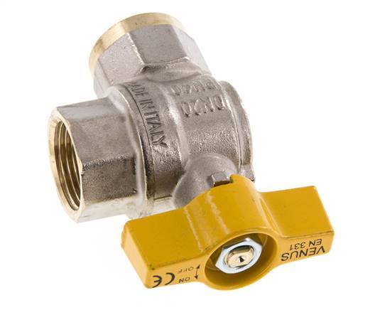 Válvula de bola de latón de 2 vías para gas Rp 3/4 pulgadas