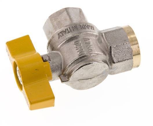 Válvula de bola de latón de 2 vías para gas Rp 3/4 pulgadas
