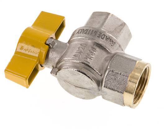 Válvula de bola de latón de 2 vías para gas Rp 3/4 pulgadas