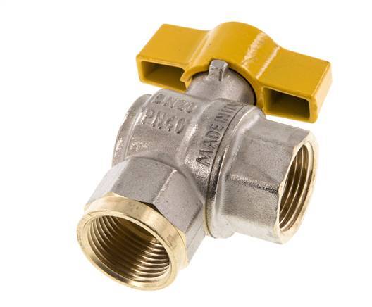 Válvula de bola de latón de 2 vías para gas Rp 3/4 pulgadas