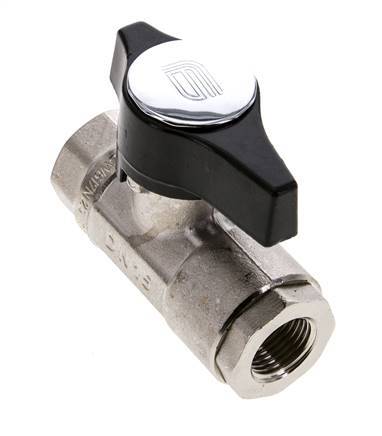 Válvula de bola hidráulica de latón de 2 vías de 1/2 pulgada