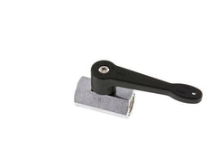 G 1/4 pulgada Mini válvula de bola de latón de 2 vías con mango largo 15 Bar