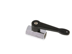 G 3/8 pulgadas Mini válvula de bola de latón de 2 vías con mango largo 15 Bar