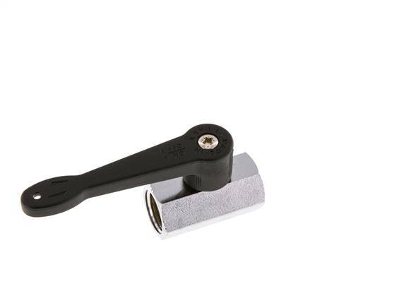 G 3/8 pulgadas Mini válvula de bola de latón de 2 vías con mango largo 15 Bar