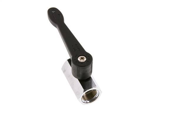 G 3/8 pulgadas Mini válvula de bola de latón de 2 vías con mango largo 15 Bar