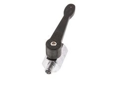 Macho a hembra G 1/8 pulgada de 2 vías de latón Mini válvula de bola mango largo 15 Bar