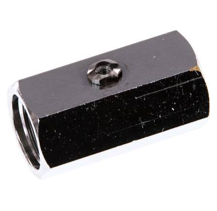 Mini válvula de bola de latón de 2 vías de 3/8 pulgadas accionada por un destornillador 15 Bar