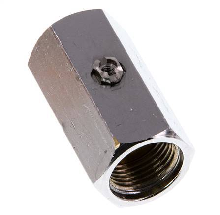 Mini válvula de bola de latón de 2 vías de 3/8 pulgadas accionada por un destornillador 15 Bar