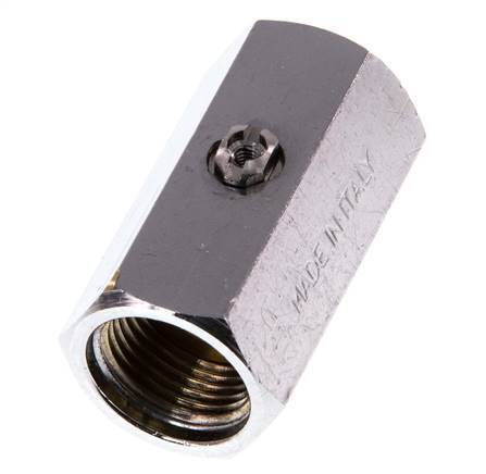 Mini válvula de bola de latón de 2 vías de 3/8 pulgadas accionada por un destornillador 15 Bar
