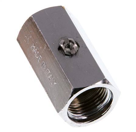 Mini válvula de bola de latón de 2 vías de 3/8 pulgadas accionada por un destornillador 15 Bar