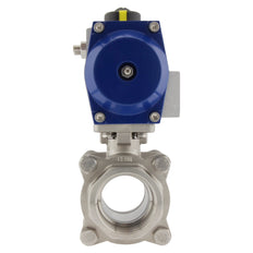 Válvula de bola neumática de acero inoxidable de 2 vías y doble efecto G4'' - BL2SA3