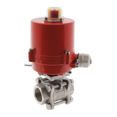 Válvula De Bola Electrica De Acero Inoxidable De 2 Vías G1'' 24V CC - BL2SA3