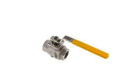 Válvula de bola de acero inoxidable de 2 vías para gas Rp 3/4 pulgadas