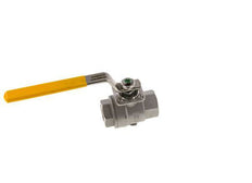 Válvula de bola de acero inoxidable de 2 vías para gas Rp 3/4 pulgadas