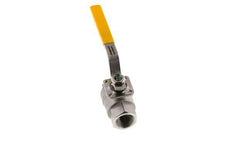 Válvula de bola de acero inoxidable de 2 vías para gas Rp 3/4 pulgadas