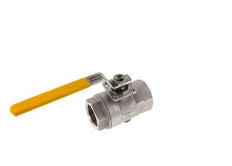 Válvula de bola de acero inoxidable de 2 vías para gas de 1 pulgada Rp