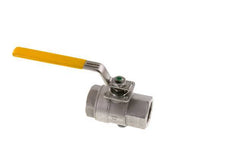 Válvula de bola de acero inoxidable de 2 vías para gas de 1 pulgada Rp